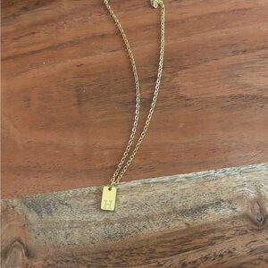 Gold Initial “ H “ Pendant Necklace